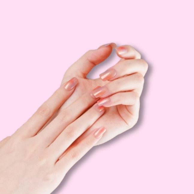 Pegatinas gel uñas semicuradas manicura brilllo multicolor