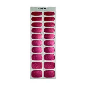 Pegatinas gel uñas semicuradas manicura rosas brillo