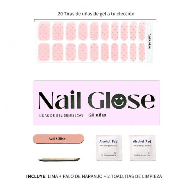 Kit uñas de gel nailglose