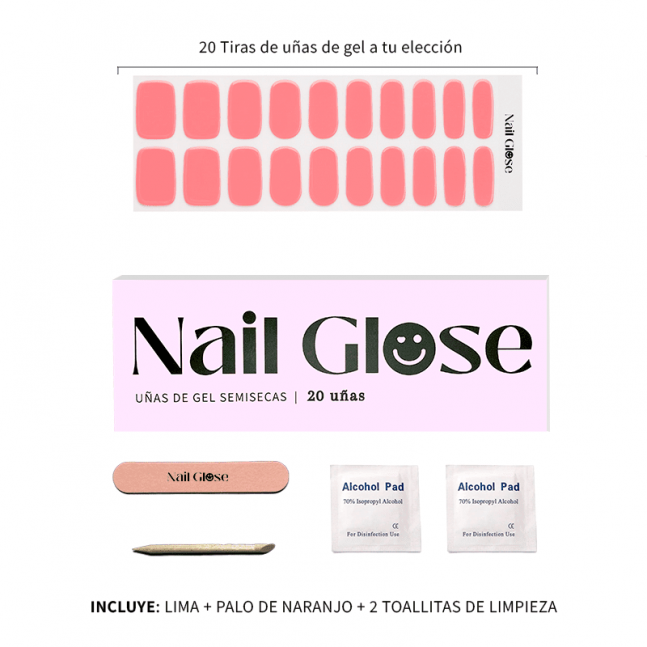 Kit uñas de gel nailglose