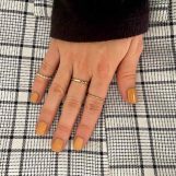 uñas de gel semicurado color nude